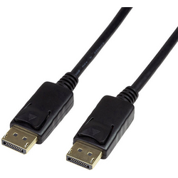 LogiLink DisplayPort kabel Konektor DisplayPort, Konektor DisplayPort 5.00 m černá CV0074  Kabel DisplayPort