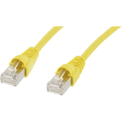 Telegärtner L00002A0116 RJ45 síťové kabely, propojovací kabely CAT 6A S/FTP 3.00 m žlutá samozhášecí, s ochranou, samozhášecí, bez halogenů, UL certifikace 1 ks