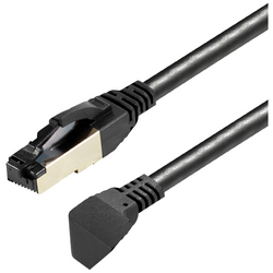 Maxtrack TI 48-1 L RJ45 síťové kabely, propojovací kabely  S/FTP 1.00 m černá  1 ks