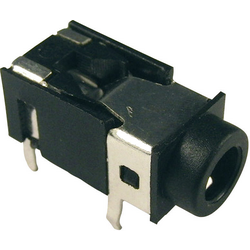 Cliff FC68125 jack konektor 3.5 mm zásuvka, vestavná horizontální Pólů: 4 stereo černá 1 ks