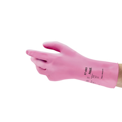 Ansell 87085095 AlphaTec® Bavlněný velur rukavice pro manipulaci s chemikáliemi  Velikost rukavic: 10 EN 388:2016, EN 420-2003, EN 374-5, EN 388-2003, EN ISO 21420:2020, EN 374-1, EN 374-3, CE 0493  1 pár