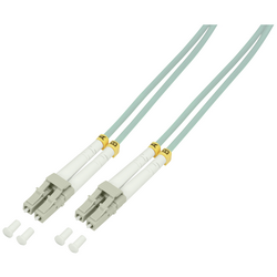 LogiLink FP3LC01 optické vlákno optické vlákno kabel [1x zástrčka LC - 1x zástrčka LC] 50/125 µ Multimode OM3 1.00 m