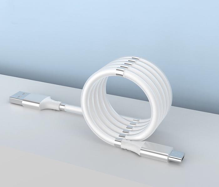 Magnetický samonavíjecí USB nabíjecí kabel (Micro USB) (90 cm) STABLECAM