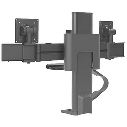 Ergotron TRACE™ 2násobný držák na stůl pro monitor 53,3 cm (21") - 68,6 cm (27") otočný, nastavitelná výška, naklápěcí, nakláněcí