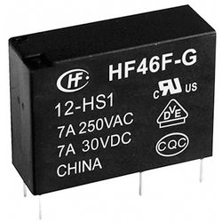 Hongfa HF46F-G/012-HS1 relé do DPS 12 V/DC 10 A 1 spínací kontakt 1 ks
