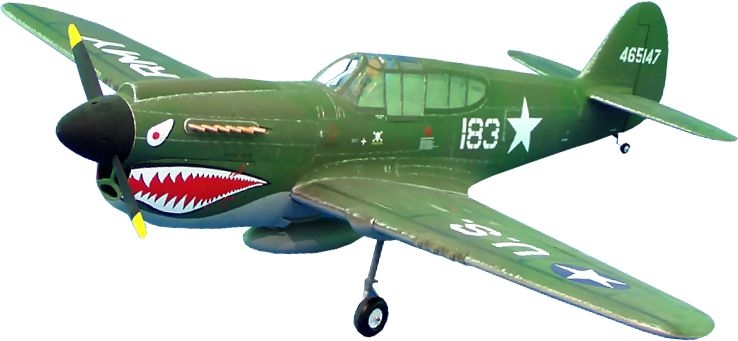 P-40 Warhawk rozp.1357mm 6.5-8.5ccm CMP050
