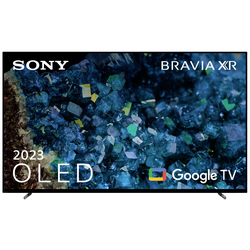 Sony XR55A80LAEP OLED TV 139.7 cm 55 palec Energetická třída (EEK2021) G (A - G) CI+, DVB-C, DVB-S, DVB-S2, DVB-T, DVB-T2, Smart TV, UHD, WLAN stříbrná