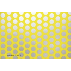 Oracover 41-033-091-002 nažehlovací fólie Fun 1 (d x š) 2 m x 60 cm žlutá, stříbrná