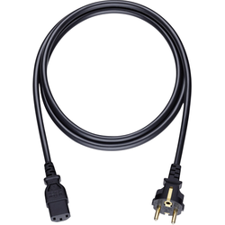 napájecí kabel [1x zástrčka s ochranným kontaktem - 1x IEC C13 zásuvka 10 A] 3.00 m černá Oehlbach Powercord C 13