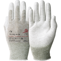 KCL Camapur Comfort Antistatik 625-9 polyamid pracovní rukavice  Velikost rukavic: 9, L EN 16350:2014-07 CAT II 1 pár