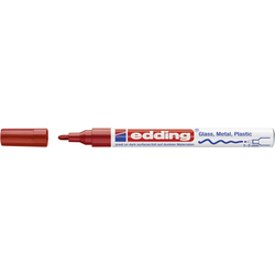 Edding 4-751-9-002 E-751 popisovač na laky  červená 1 mm, 2 mm 1 ks/bal.