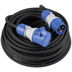 AS Schwabe 61409 napájecí prodlužovací kabel   černá, modrá 25 m