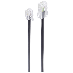 Shiverpeaks ISDN kabel [1x RJ11 zástrčka 6p4c - 1x RJ45 zástrčka 8p4c] 6 m černá