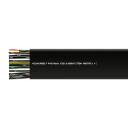 Helukabel plochý kabel 18 G 0.75 mm² černá 26987-100 100 m