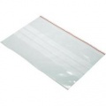 Uzavíratelný sáček se štítkem, polyethylen, 300 x 200 mm, transparentní