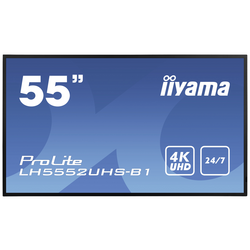 Iiyama ProLite LH5552UHS-B1 displej Digital Signage Energetická třída (EEK2021): G (A - G) 139.7 cm 55 palec 3840 x 2160 Pixel 24/7