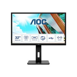 AOC Q32P2 LED monitor 80 cm (31.5 palec) 2560 x 1440 Pixel 16:9 4 ms IPS LED