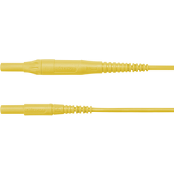 Schützinger MSFK B441 / 1 / 100 / GE měřicí kabel [zástrčka 4 mm - zástrčka 4 mm] žlutá, 1 ks