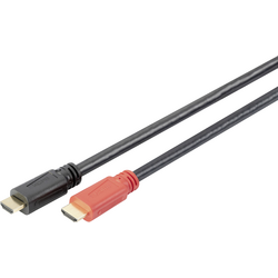 Digitus HDMI kabel Zástrčka HDMI-A, Zástrčka HDMI-A 10.00 m černá AK-330105-100-S pozlacené kontakty HDMI kabel