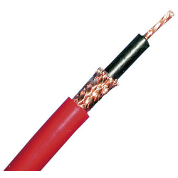 Stäubli 61.7580-10021 koaxiální kabel vnější Ø: 4.90 mm SILI-SC 45 Ω černá metrové zboží