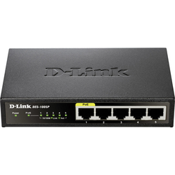 D-Link  DES-1005P/E  DES-1005P  síťový switch  5 portů  100 MBit/s  funkce PoE