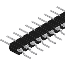 Fischer Elektronik pinová lišta (precizní) Počet řádků: 1 Počet kontaktů v řadě: 20 MK 27 SMD/ 20/G 1 ks