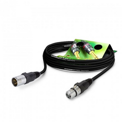 Sommer Cable GA1B-0100-SW-SW XLR kabel [1x XLR zásuvka 3pólová - 1x XLR zástrčka 3pólová] 1.00 m černá