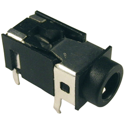 Cliff FC68127 jack konektor 3.5 mm zásuvka, vestavná horizontální Pólů: 4 stereo černá 1 ks
