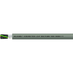 Helukabel 15007 kabel pro energetické řetězy JZ-HF 12 G 0.50 mm² šedá 100 m