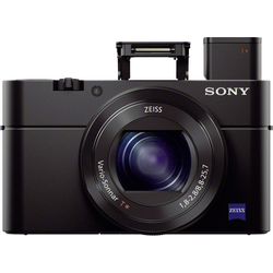 Sony Cyber-Shot DSC-RX100M3 digitální fotoaparát 20.2 Megapixel Zoom (optický): 2.9 x černá  Full HD videozáznam, Wi-Fi, otočný a naklápěcí displej, elektronický hledáček