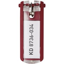 Durable věšák na klíče 195703 KEY CLIP - 1957 červená  6 ks