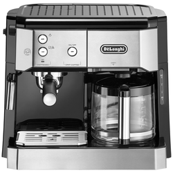 DeLonghi BCO 421.S pákový kávovar nerezová ocel, černá  připraví šálků najednou=10 skleněná konvice, s funkcí filtrování kávy