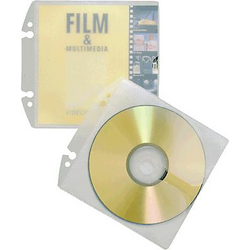 Durable  obal pořadače na CD/DVD 1 CD/DVD/Blu-Ray PP transparentní 10 ks  522319