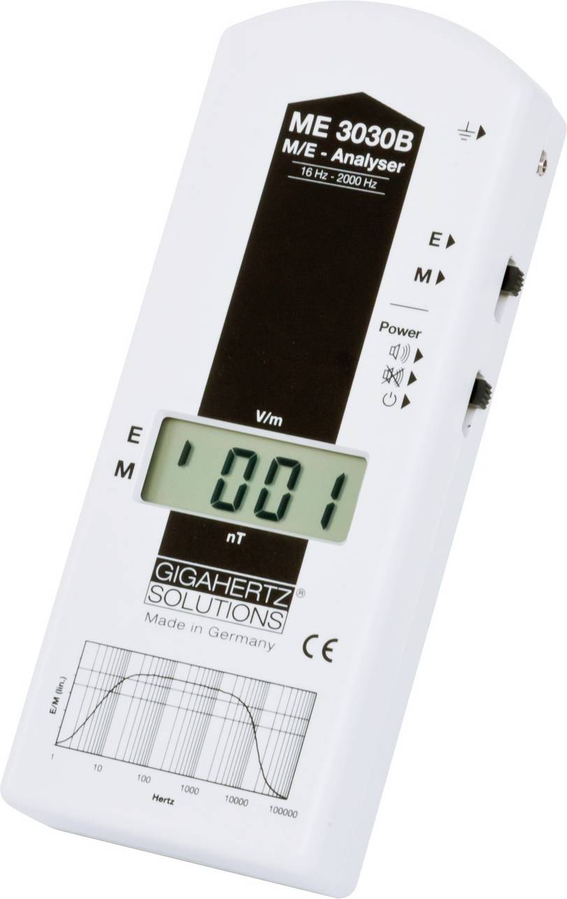 NF analyzátor Gigahertz Solutions ME 3030B pro měření elektrosmogu, 16 Hz až 2 KHz