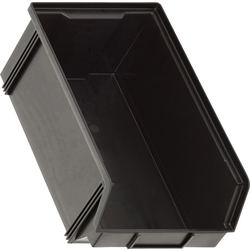 Alutec 1394103197 ESD průhledný skladovací box CB3ZMC  (š x v x h) 200 x 145 x 350 mm černá 1 ks