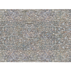 NOCH 0056940 N  3D kartonová deska zeď z lámaného kamene