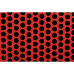 Oracover 41-021-071-002 nažehlovací fólie Fun 1 (d x š) 2 m x 60 cm červená, černá