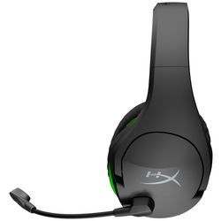 HyperX CloudX Stinger Core Wireless (Xbox Licensed) Gaming Sluchátka Over Ear bezdrátová, kabelová stereo černá/zelená  Vypnutí zvuku mikrofonu