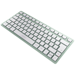 CHERRY KW 7100 MINI BT Bluetooth® klávesnice německá, QWERTZ, Windows® zelená Tiché klávesy, funkce Multipair