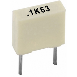 Kemet R82DC4100AA60K+ 1 ks polyesterový kondenzátor radiální  1 µF 63 V 10 % 5 mm (d x š x v) 7.2 x 5 x 10