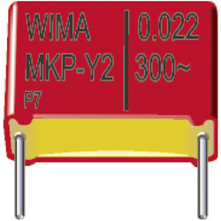Wima MKY22W11503D00KSSD 1 ks odrušovací kondenzátor MKP-X2 radiální  1500 pF 300 V/AC 10 % 10 mm (d x š x v) 13 x 4 x 9.5 mm