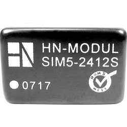 HN Power SIM5-0512S DC/DC měnič napětí do DPS 5 V/DC 12 V/DC 250 mA 3 W Počet výstupů: 1 x Obsahuje 1 ks