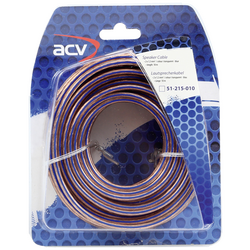 ACV kabel k autoreproduktorům, sada 2 x 1.50 mm² 10 m