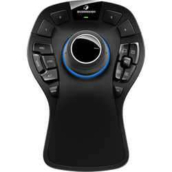 3Dconnexion SpaceMouse Pro Bezdrátová ergonomická myš bezdrátový  černá 15 tlačítko  ergonomická, s podsvícením, displej, extra velká tlačítka, USB hub, podložka pod zápěstí