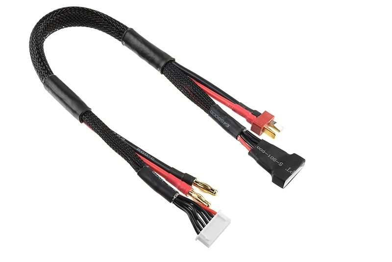 Nabíjecí kabel - G4/6S XH na T-DYN/6S XH - 14 AWG/ULTRA V+ Silikon Kabel - 30cm