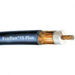 Koaxiální kabel SSB Ecoflex 15 Plus (6043), 50 Ω, stíněný, černá, 1 m