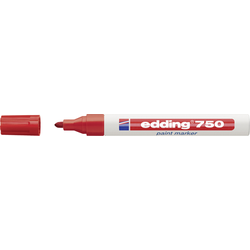 Edding 4-750002 edding 750 paint marker popisovač na laky  červená 2 mm, 4 mm 1 ks/bal.