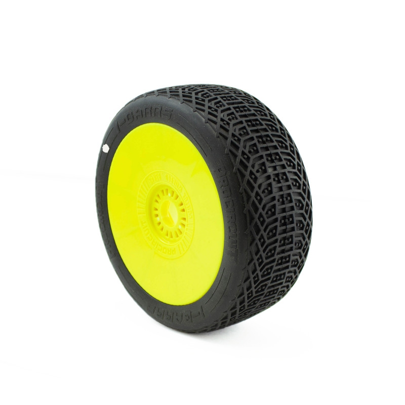 I-BARRS V3 BUGGY C1 (SUPER SOFT) nalepené gumy, žluté disky, 2 ks. ProCircuit