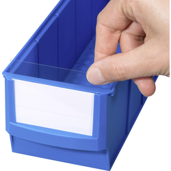 Allit 456596 popisovací nálepky na skladovací boxy  ProfiPlus ShelfBox Label S   bílá, transparentní 20 ks