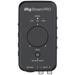 audio rozhraní IK Multimedia iRig Stream Pro monitor controlling